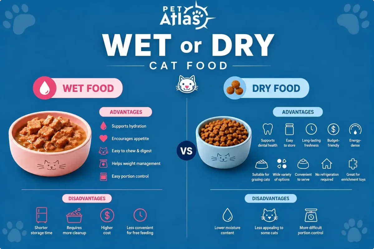 wet or dry cat food