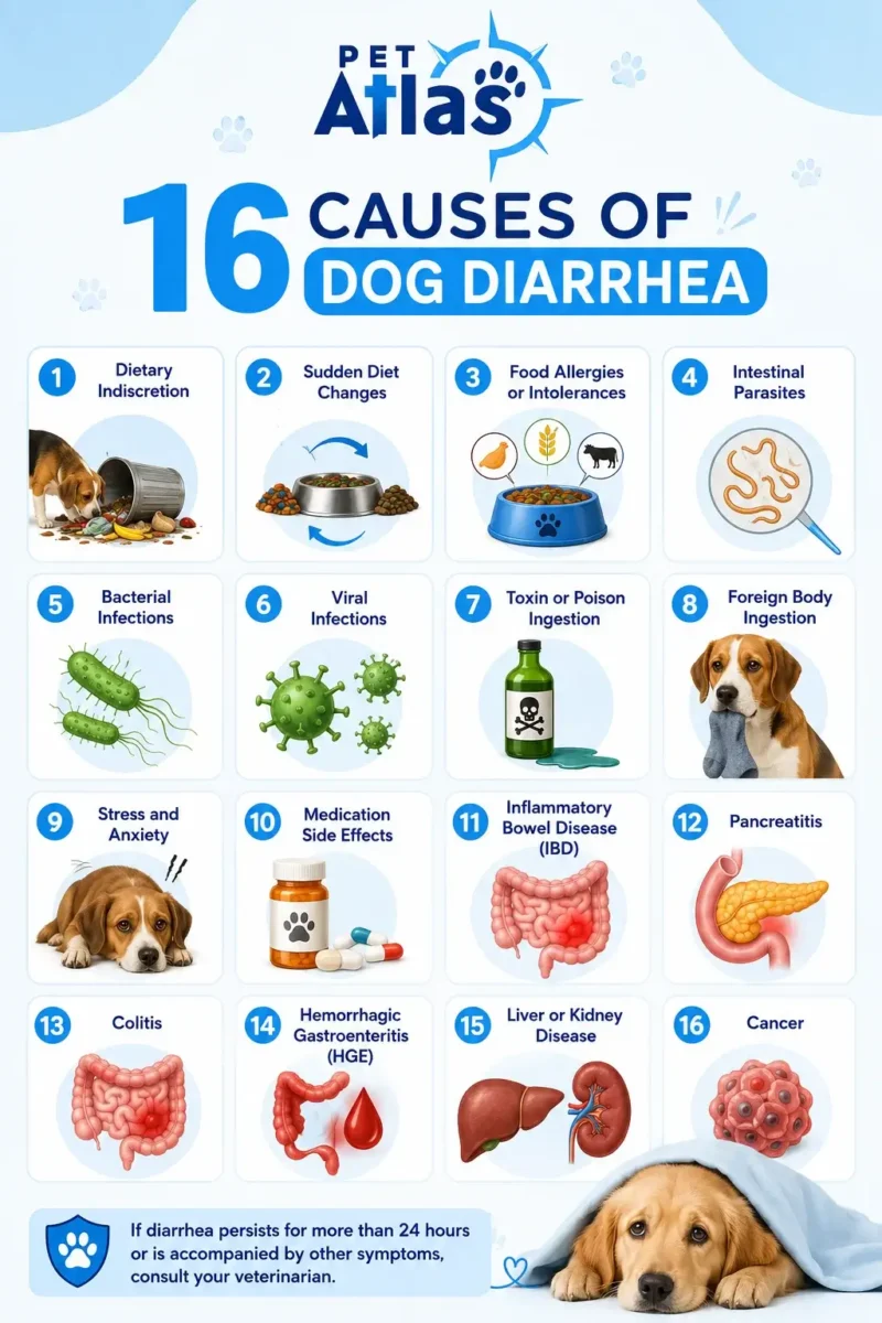 causes of dog diarrhea 
