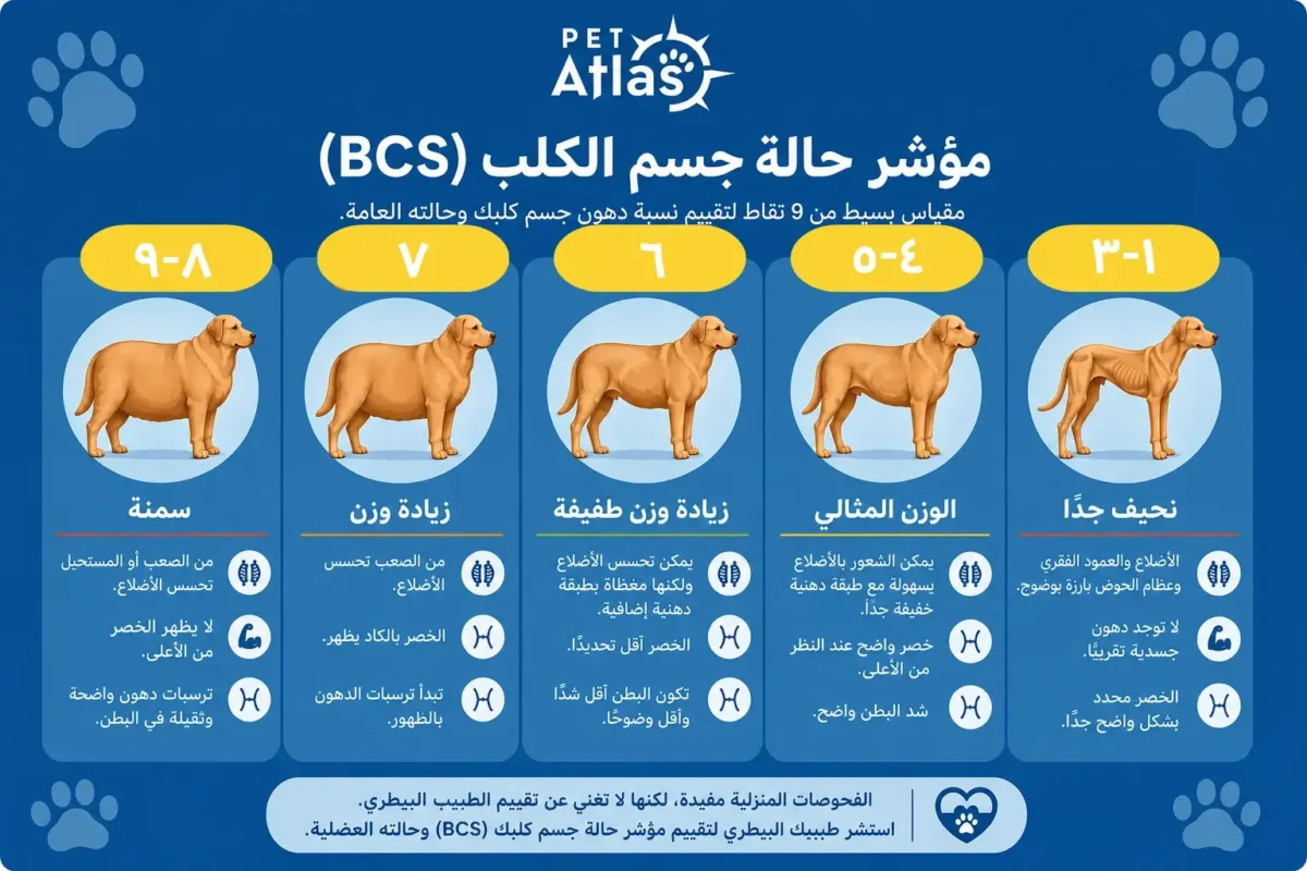زيادة وزن الكلب
